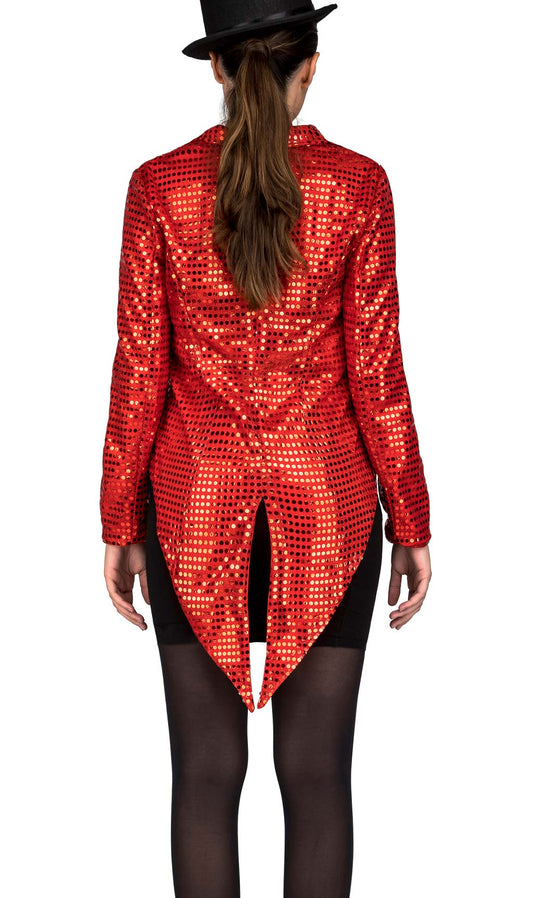 Pailletten Set in Rot