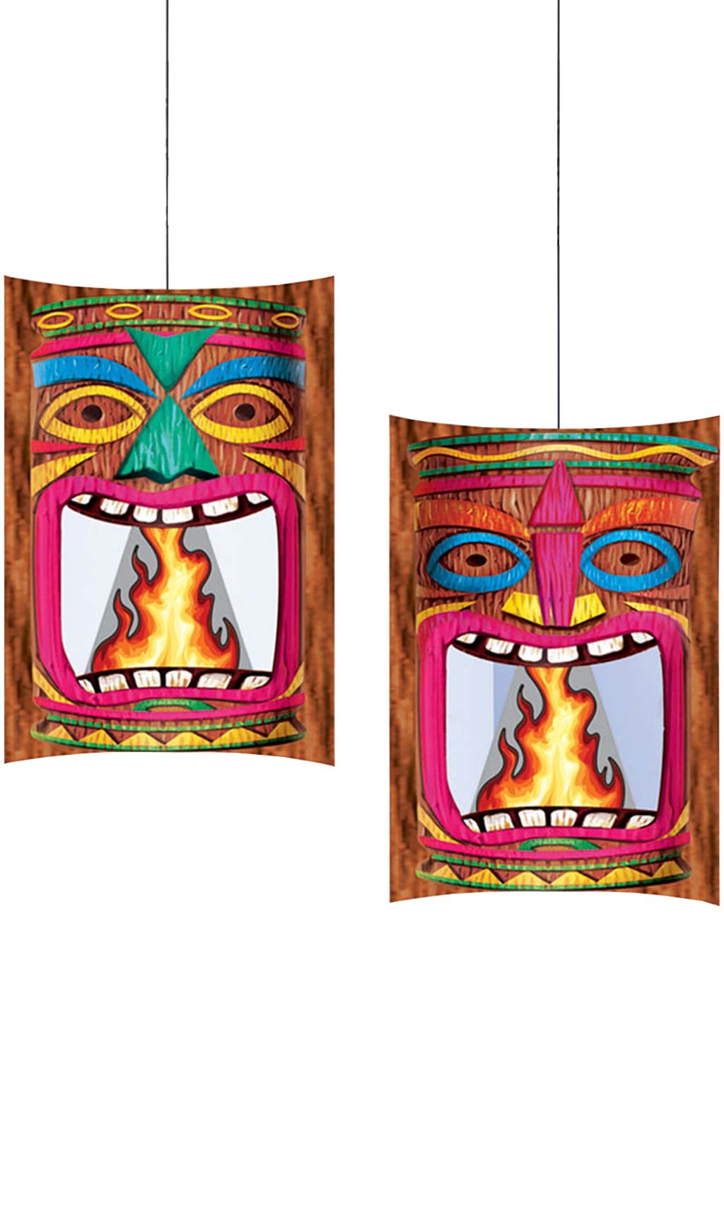 Set mit Hawaii-Lampions