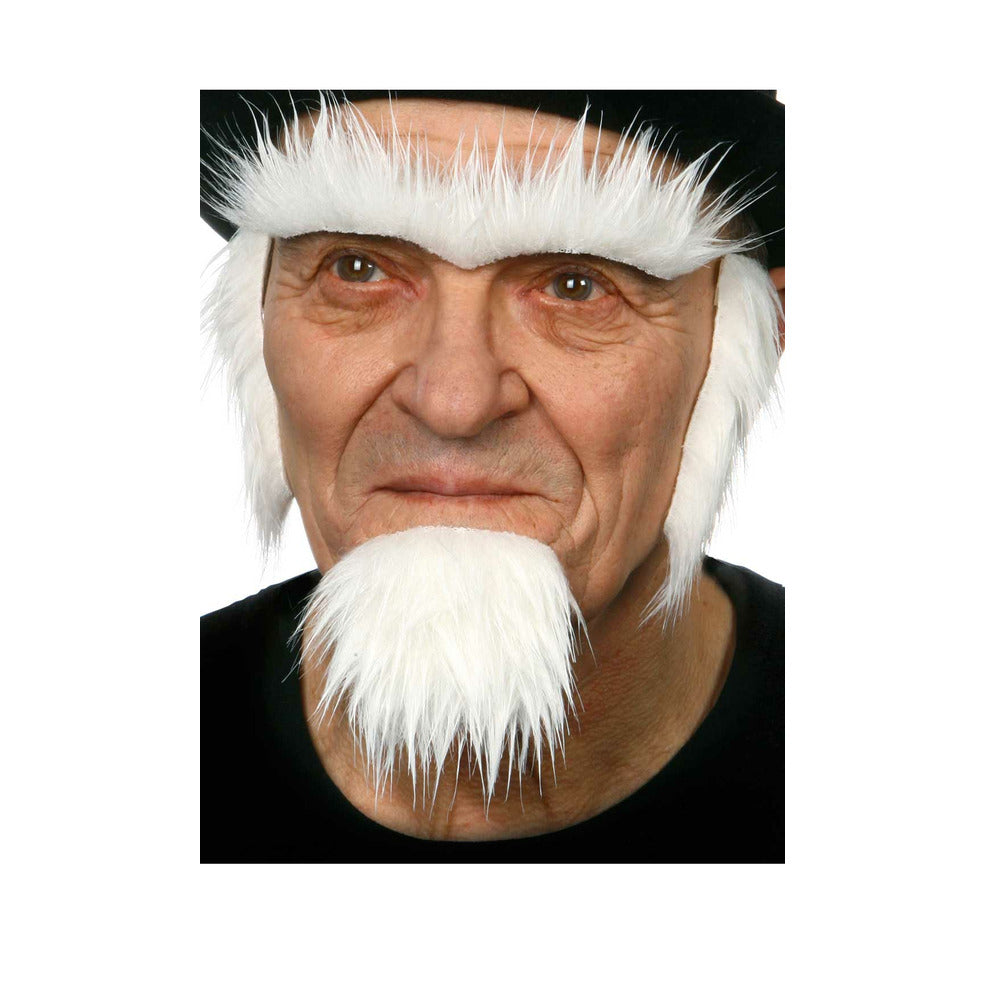 Set Pelos Blanco Profesional 058-MC | Don Disfraz