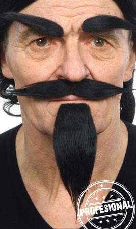 Haarset schwarz Professional 035-MF