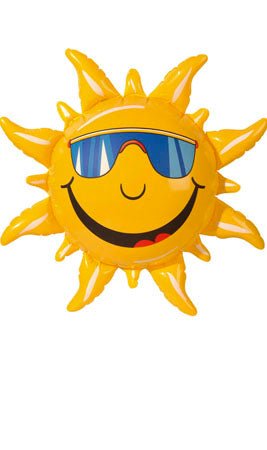 Aufblasbare Sonne