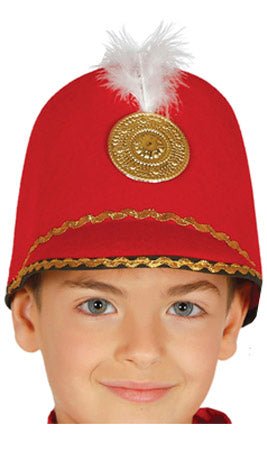 Majorette Garde Hut rot für Kinder