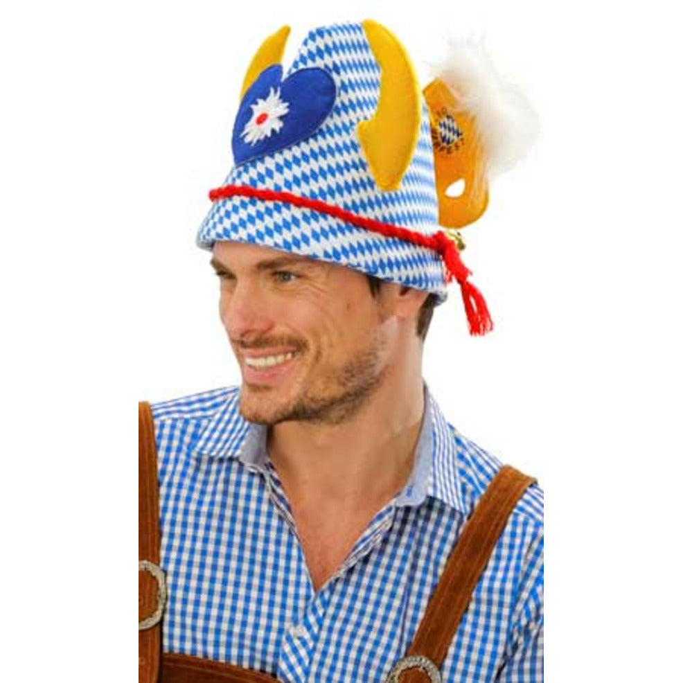 Gorro Oktoberfest Cuernos | Don Disfraz