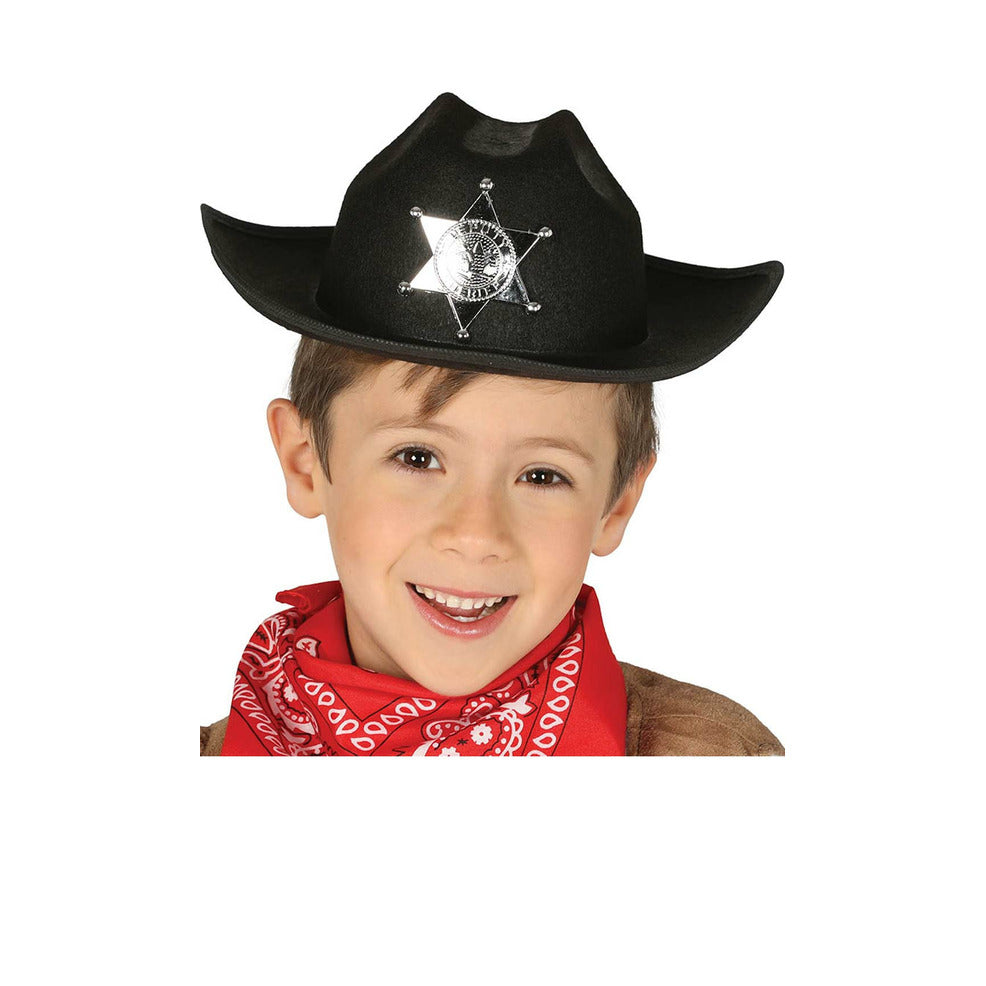 Sombrero Sheriff Fieltro infantil | Don Disfraz