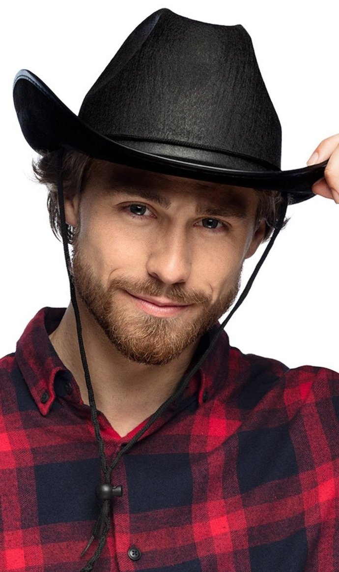 Schwarzer Rodeo-Cowboyhut