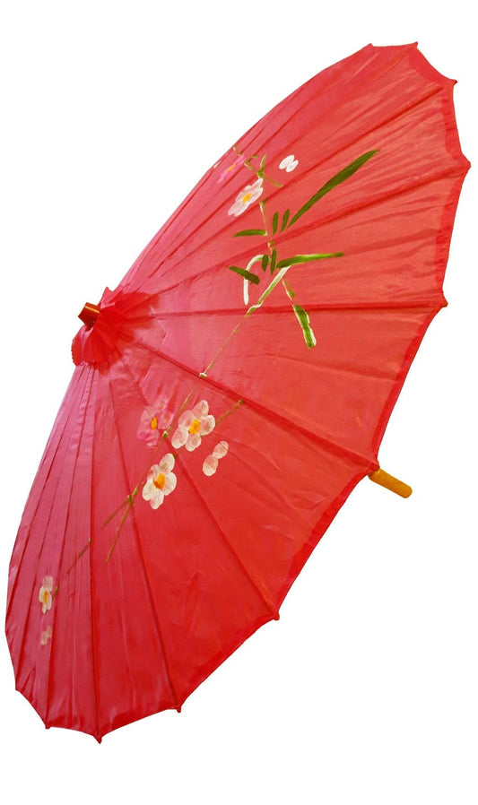 Geisha Schirm rot