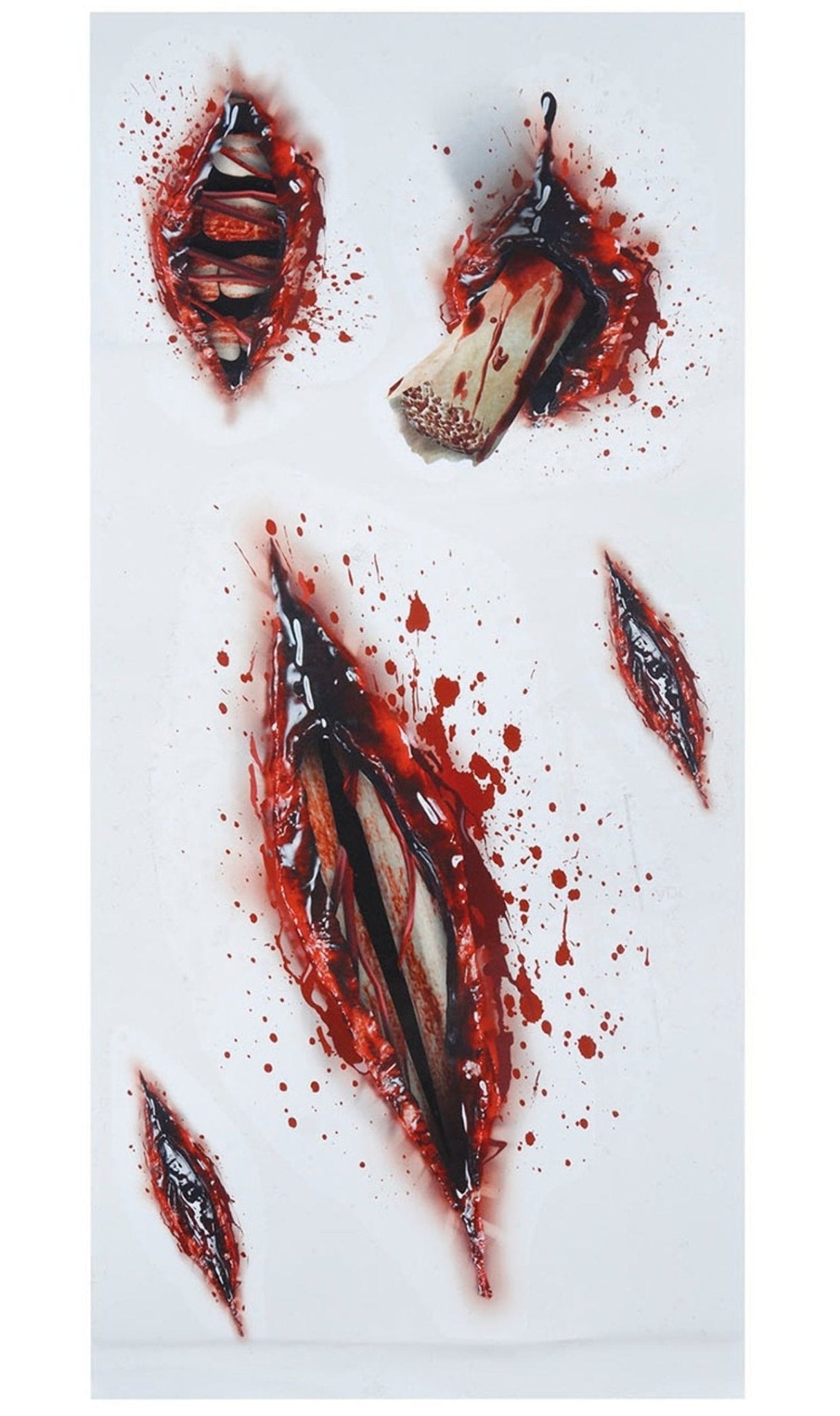 Blutige Wunden-Tattoos