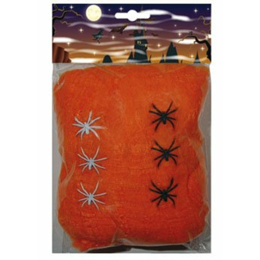 Telaraña 100 g Naranja | Don Disfraz