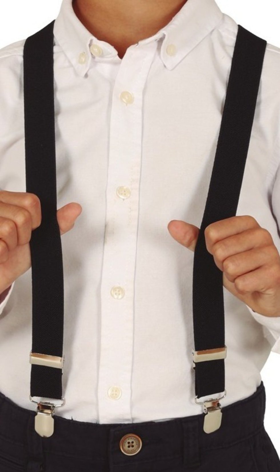 Schwarze Hosenträger für Kinder