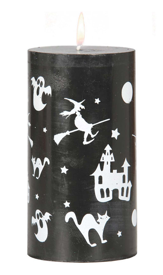 Halloween Schwarze Kerze