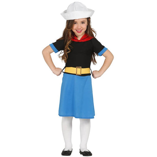 Matrosen Popeye Kostüm für Mädchen