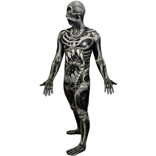 Skelett-Morphsuit™-Kostüm für Erwachsene