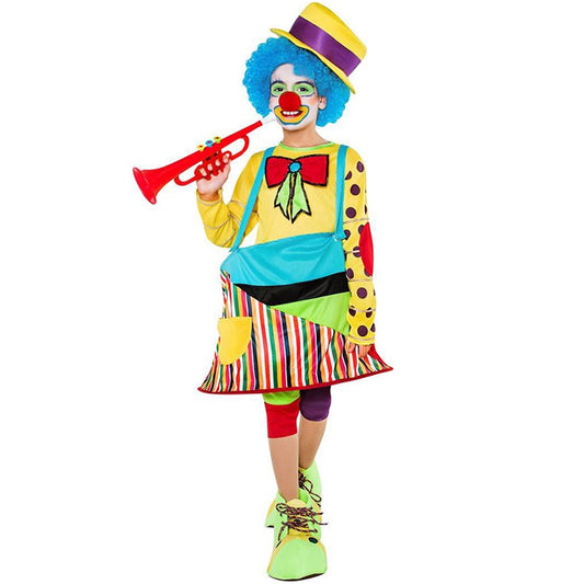 Buntes Clown Kostüm für Mädchen