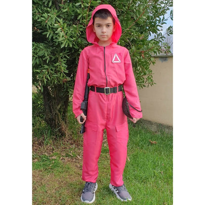 Squid Game Guard-Kostüm für Kinder