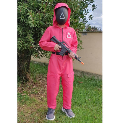 Squid Game Guard-Kostüm für Kinder