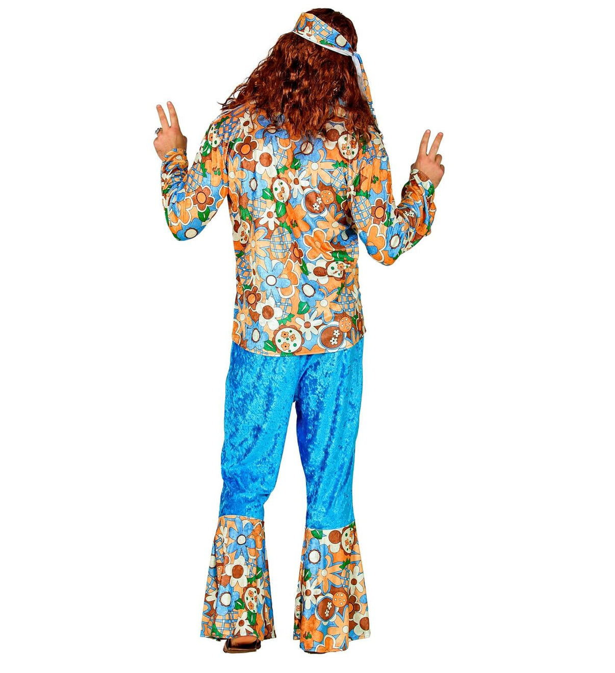 Disfraz XXL de Hippie Turquesa hombre I Don Disfraz