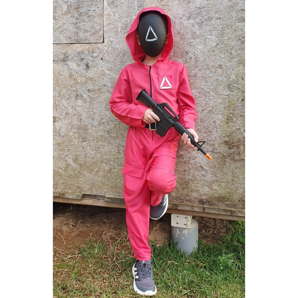 Squid Game Guard-Kostüm für Kinder