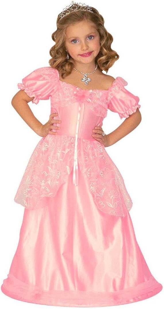 Rosa Prinzessin-Kostüm für Mädchen