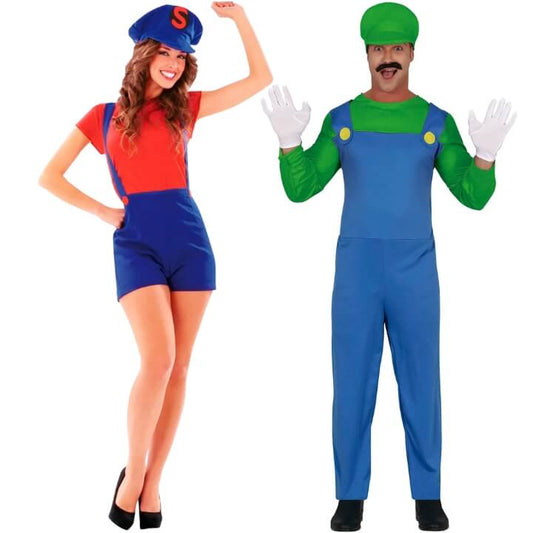 Mario und Luigi Paarkostüme