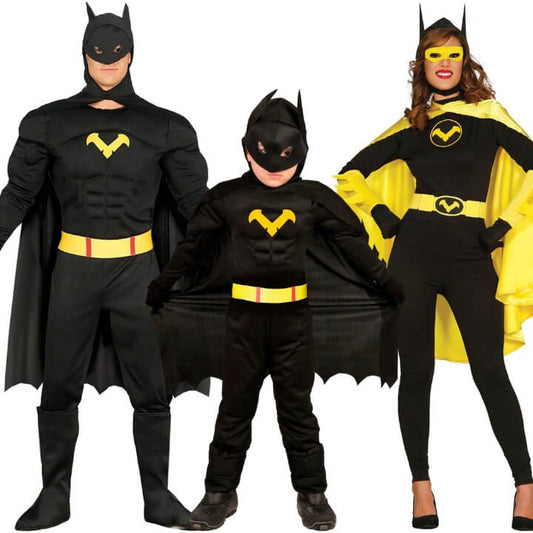 Batman und Batgirl Gruppenkostüme