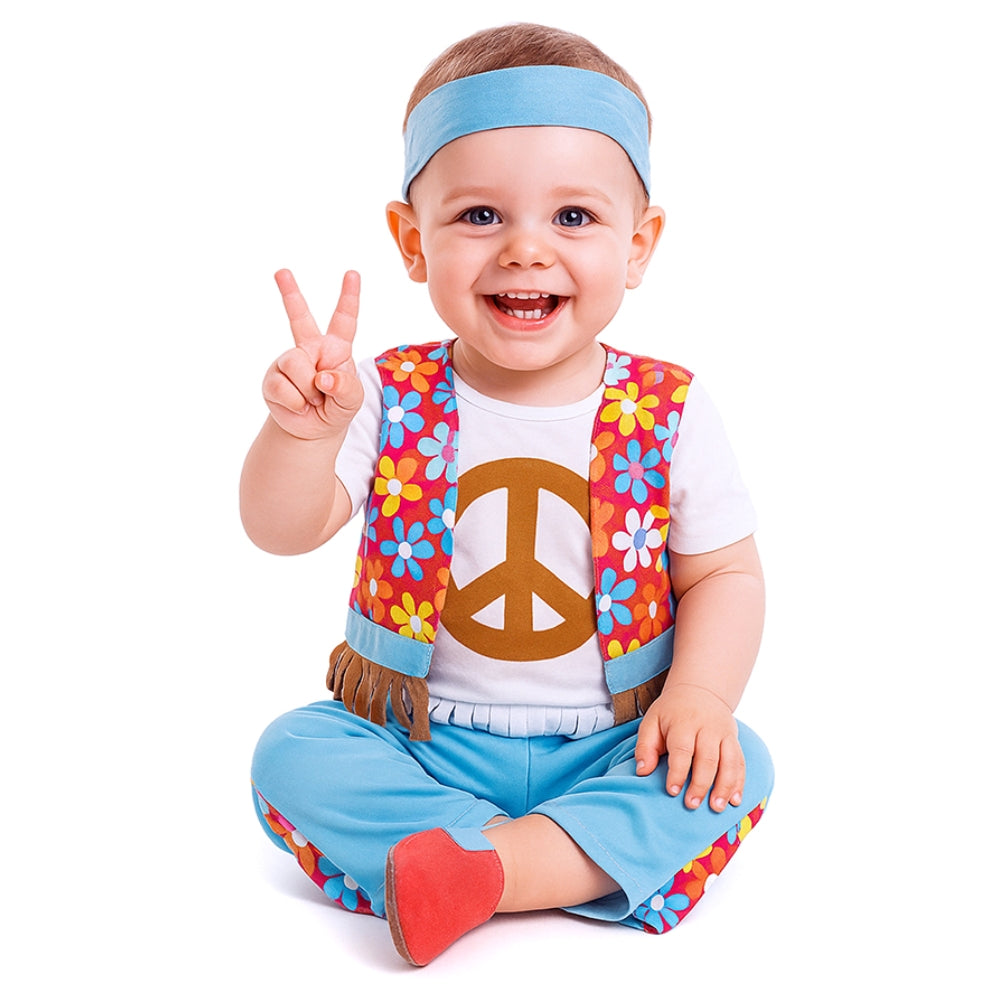 Hippie Blumen Kostüm für Baby