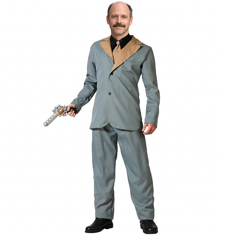 Graues Joker-Kostüm für Herren