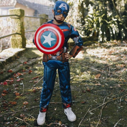 Captain America™ Muskelmann-Kostüm für Kinder
