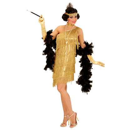 Charleston-Kostüm Gold für Damen