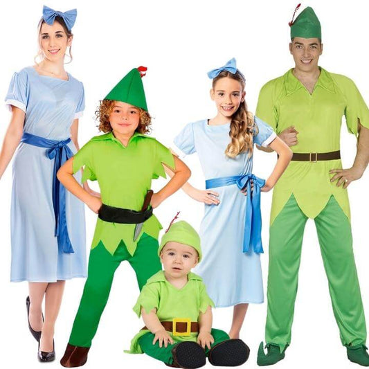 Peter Pan und Wendy Gruppenkostüme