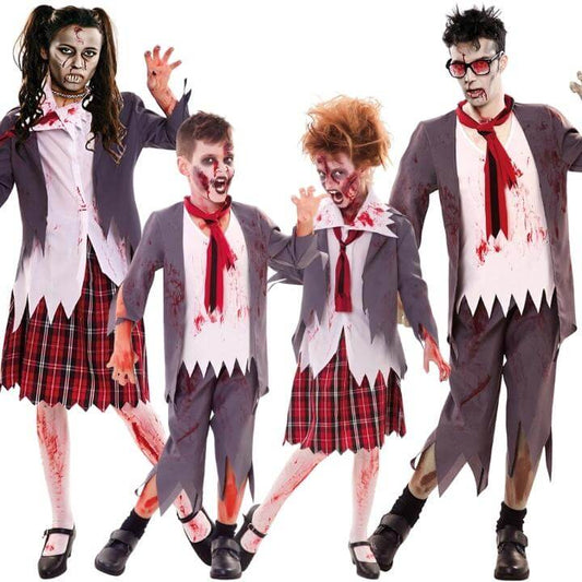 Zombie Schuluniform Gruppenkostüme