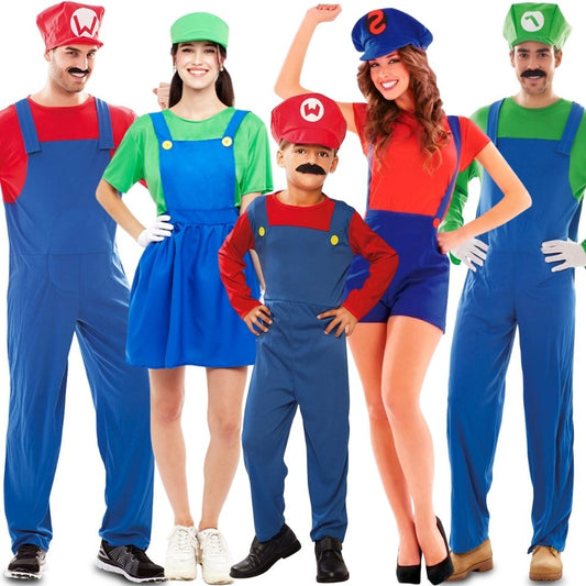 Super Mario und Luigi Bros Gruppenkostüme