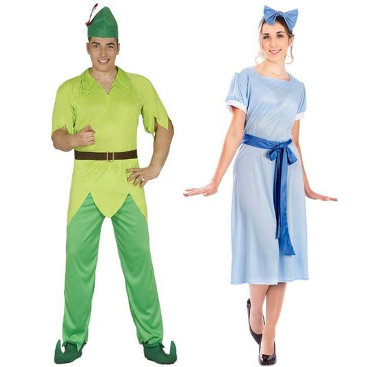 Peter Pan und Wendy Paarkostüme