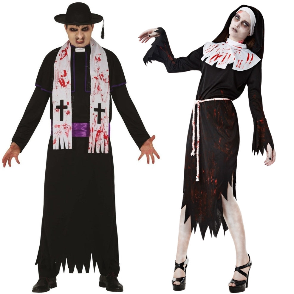Religiöse Zombie-Paarkostüme