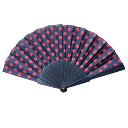 Schwarz-roter Flamenco-Fächer