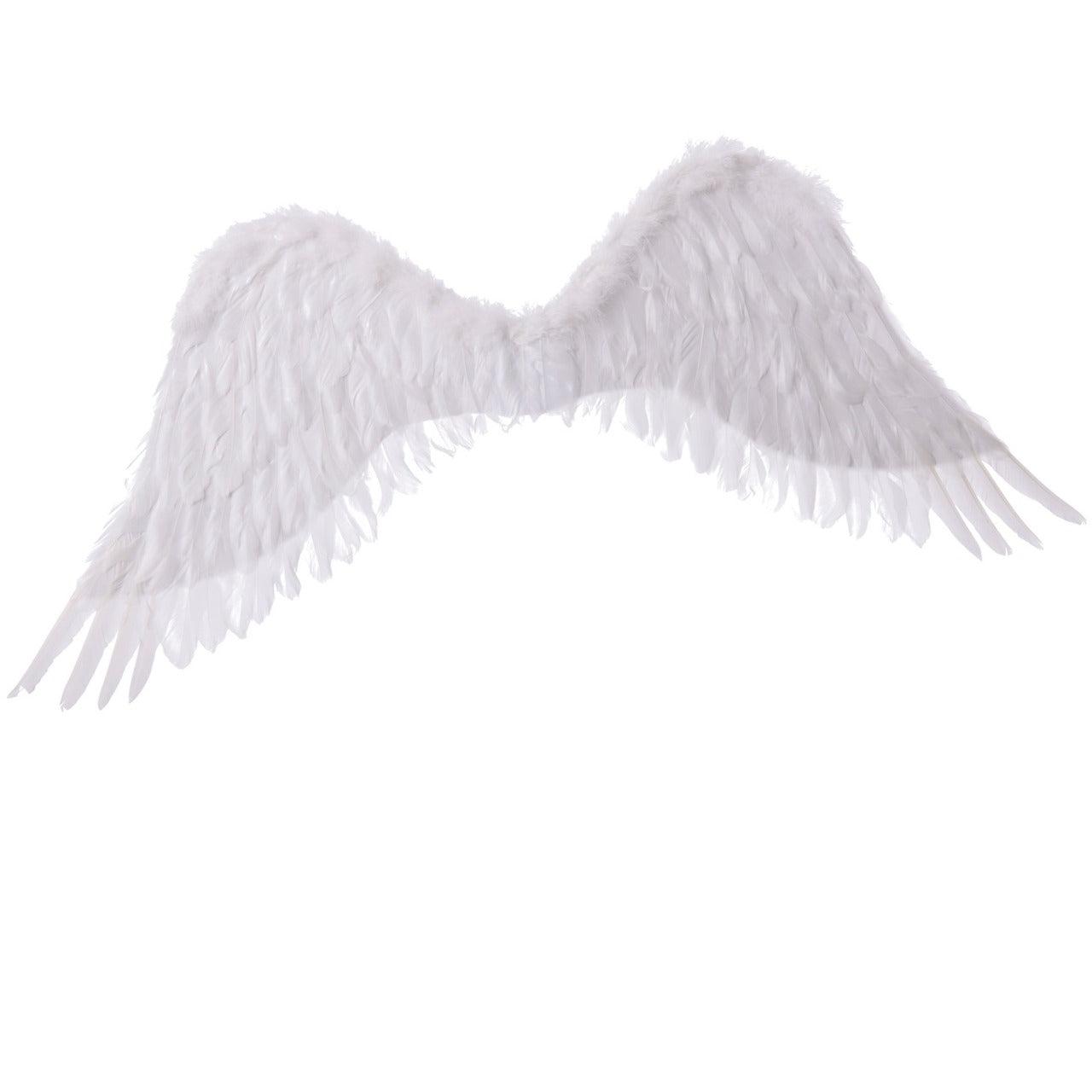 Breite weiße Flügel