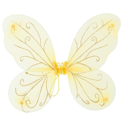 Gelbe Illusionsflügel Kinder