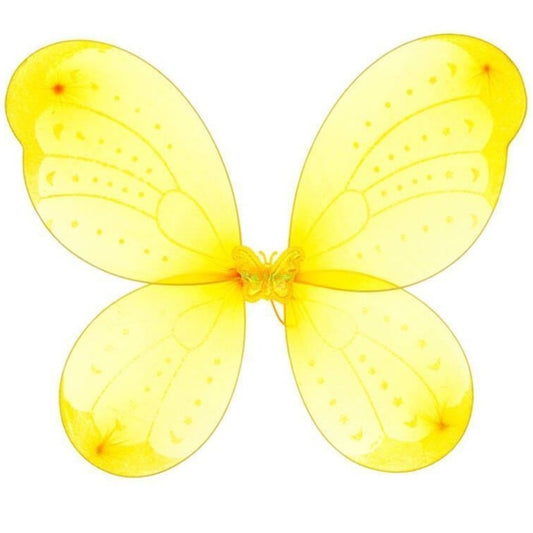 Öko-gelbe Schmetterlingsflügel