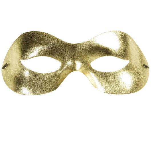 Metallische Goldmaske