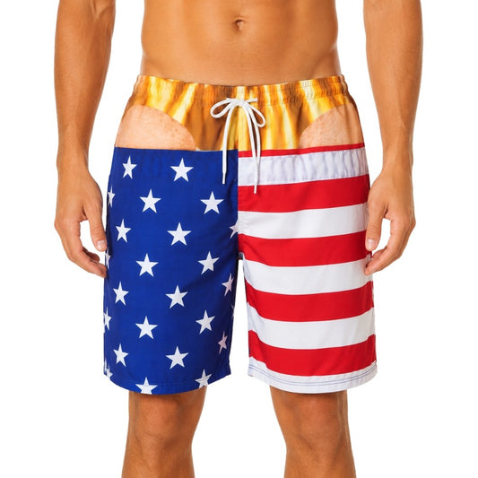 Lustiger USA-Badeanzug