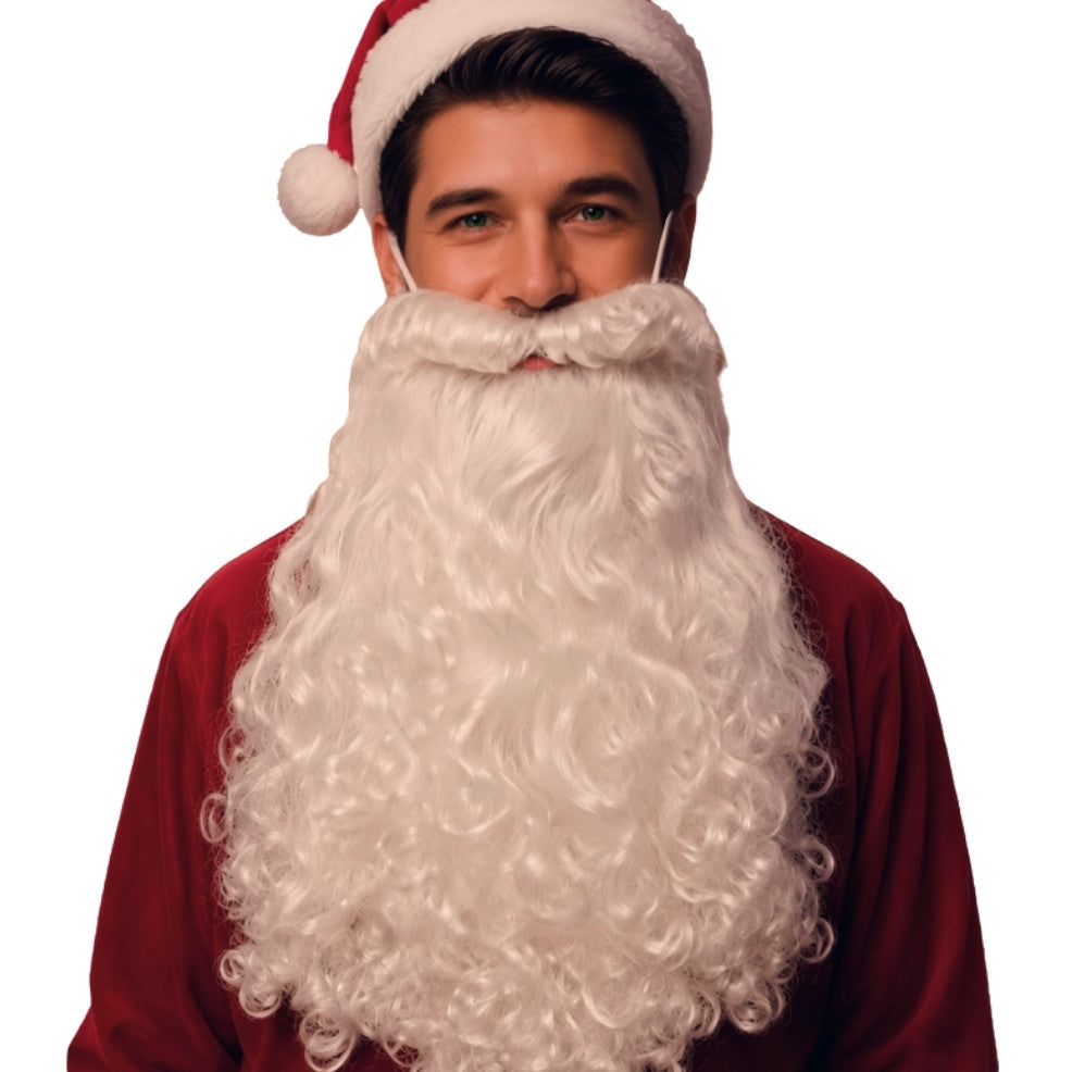 Langer Weihnachtsmann-Bart