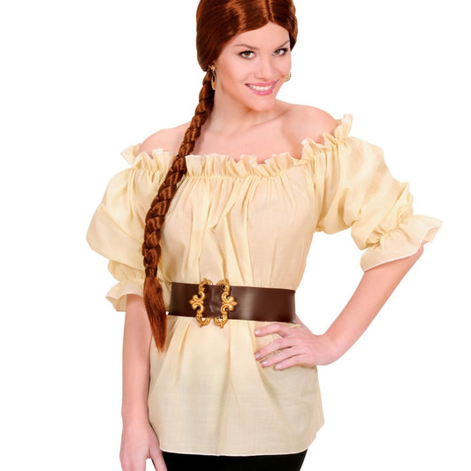 Beige Bluse