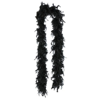 Schwarze Federboa 80g
