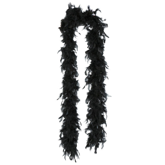Schwarze Federboa 80g