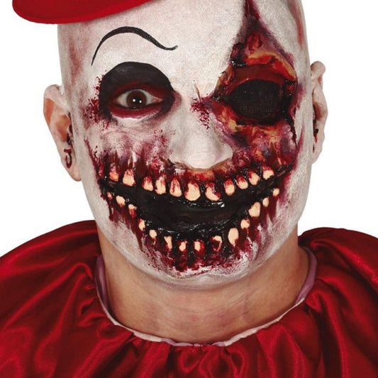 Satanischer Clownsmund aus Latex