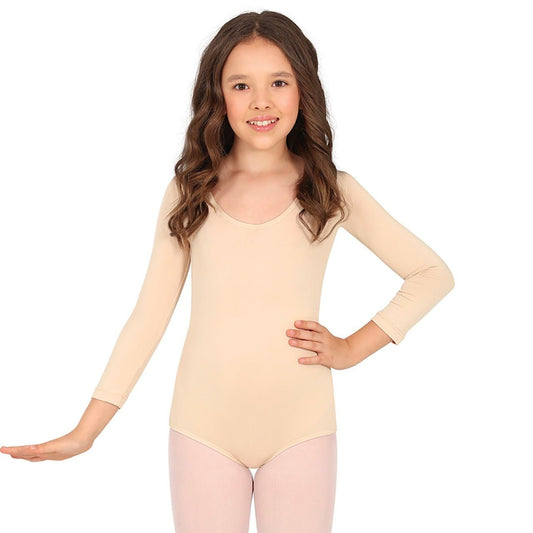 Langarm Body Beige für Kinder