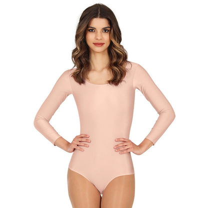 Langarm Body Beige für Damen