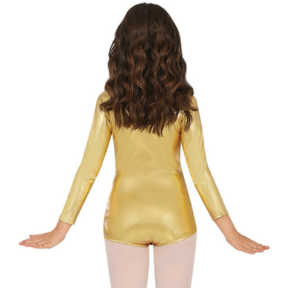 Langarm Body Metallic-Gold für Kinder