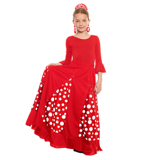 Roter Flamenco-Body für Kinder