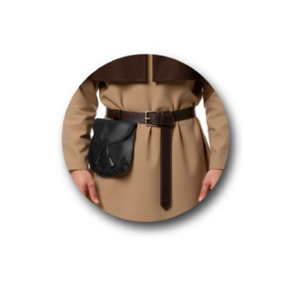 Mittelaltertasche in Schwarz