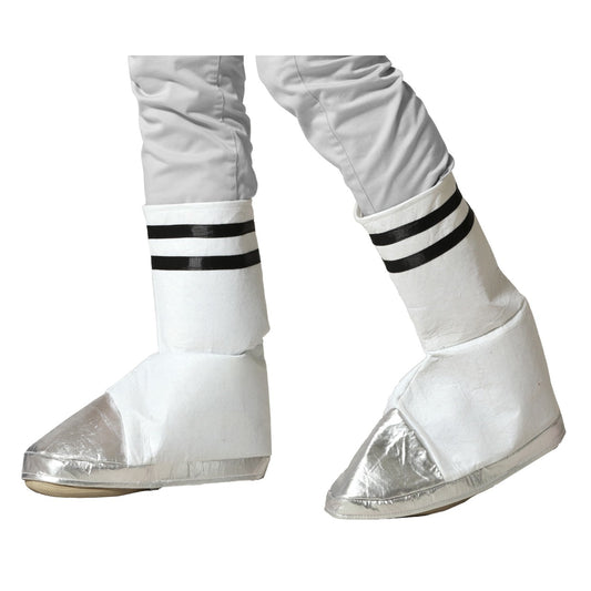Weiße Astronautenstiefel
